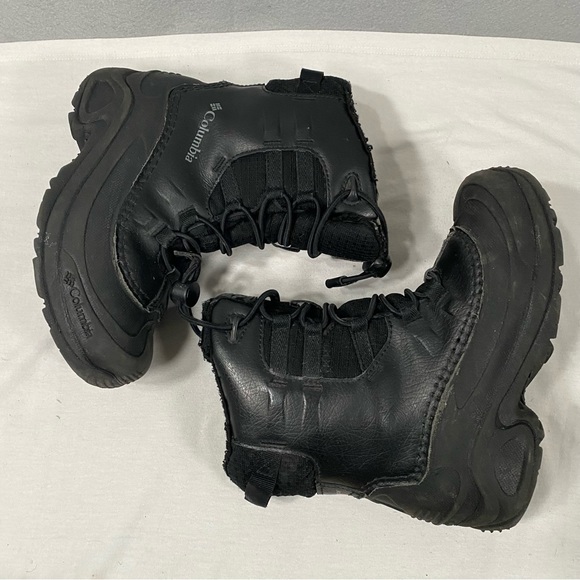 Columbia Bugaboot Celsius Waterproof Winter Snow Boot Black Youth Kids Size 1 - Picture 5 of 10